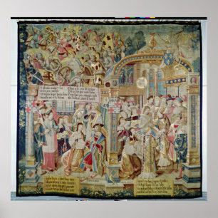 Pôster A vida do bishop do St. Remigius de Reims
