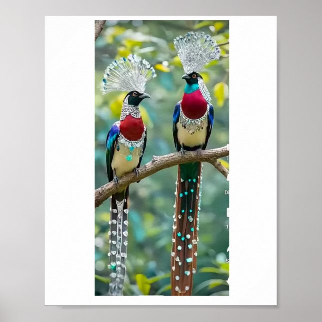 Poster A vida dos pássaros desfruta de impressão, papel d (Frente)