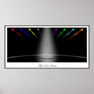 Poster A vida é apenas um sonho.