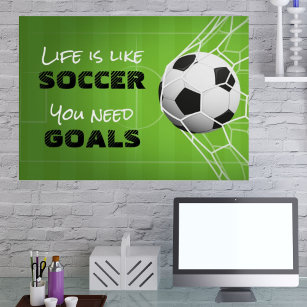 Poster A vida é como o futebol