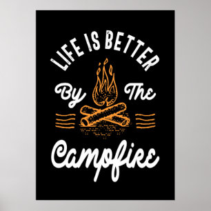 Poster A Vida É Melhor Por Campfire