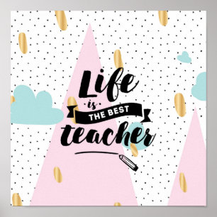 Poster A vida é o melhor professor