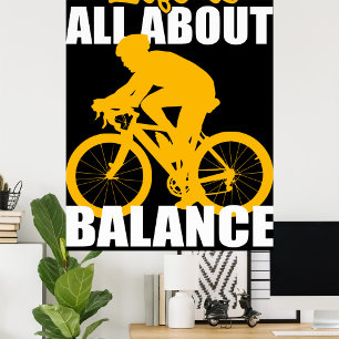 Poster A Vida É Sobre Equilíbrio De Ciclo Motivacional