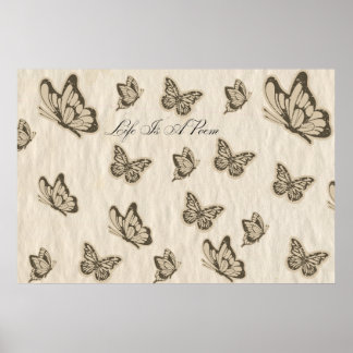 Poster A Vida É Um Poema