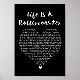 Poster A vida é um poema lírico da canção do coraçã