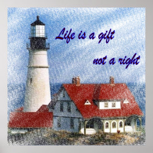 Poster A Vida É Um Presente