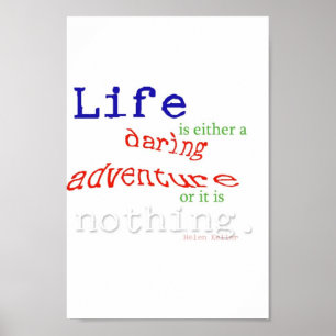 Poster A vida é uma aventura audaz