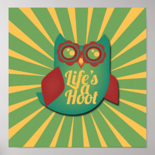 Pôster A vida é uma coruja Hoot