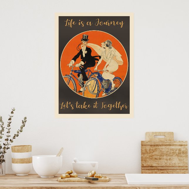 Poster A vida é uma jornada, amor. (Cozinha)