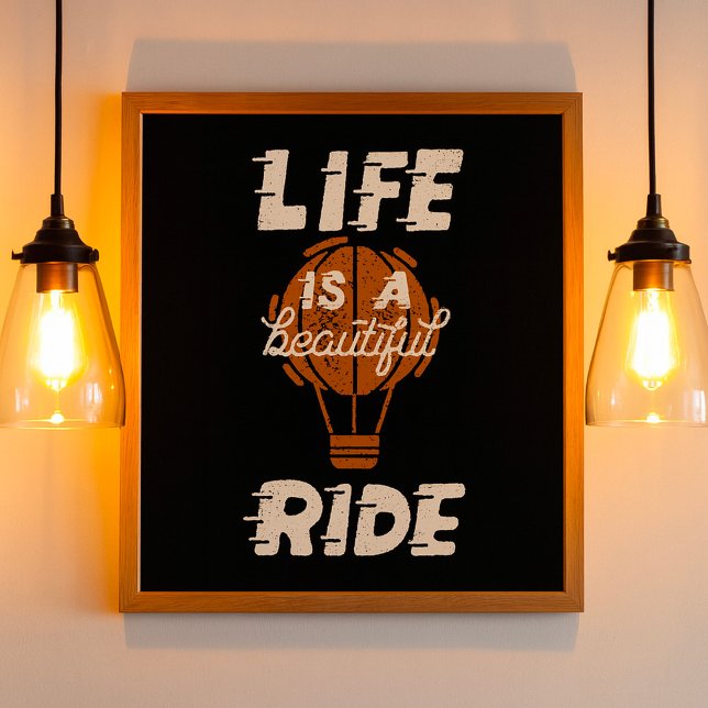 Poster A Vida É Uma Viagem Bonita (Criador carregado)