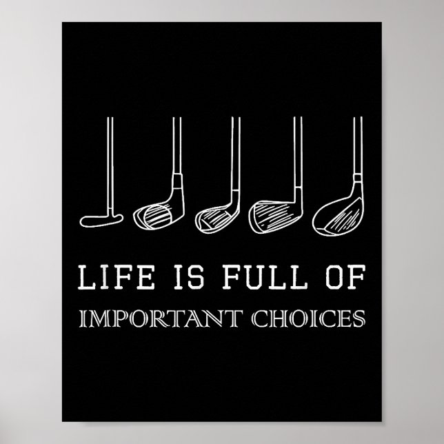 Poster A Vida Engraçada É Cheio De Escolhas Importantes G (Frente)