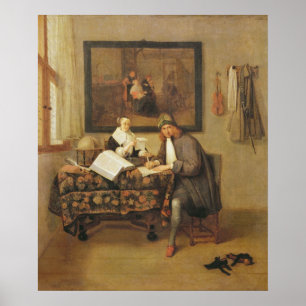 Pôster A vida estudiosa, 1662