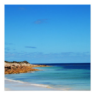 Pôster A vida na praia é divertida, Poster brilhante