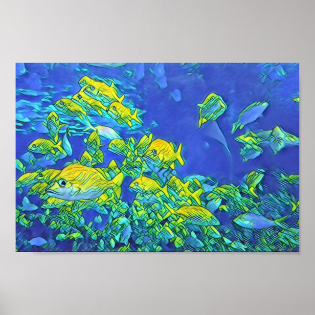 Poster A vida no mar (Frente)