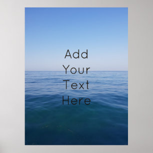 Poster A Vida no Mar do Oceano Onda Fotografia Náutica