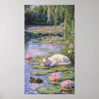 Poster A vida secreta dos gatos de Monet