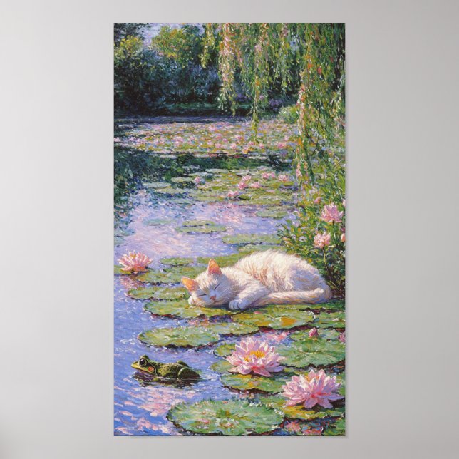 Poster A vida secreta dos gatos de Monet (Frente)