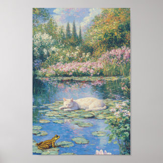 Poster A vida secreta dos gatos de Monet