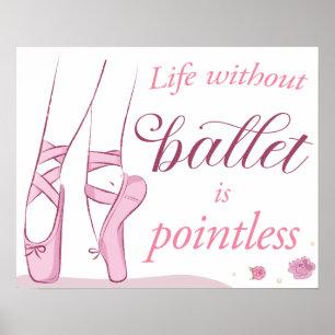 Poster A vida sem Balé é inútil