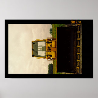 Poster A Vida. Trator Retrato.