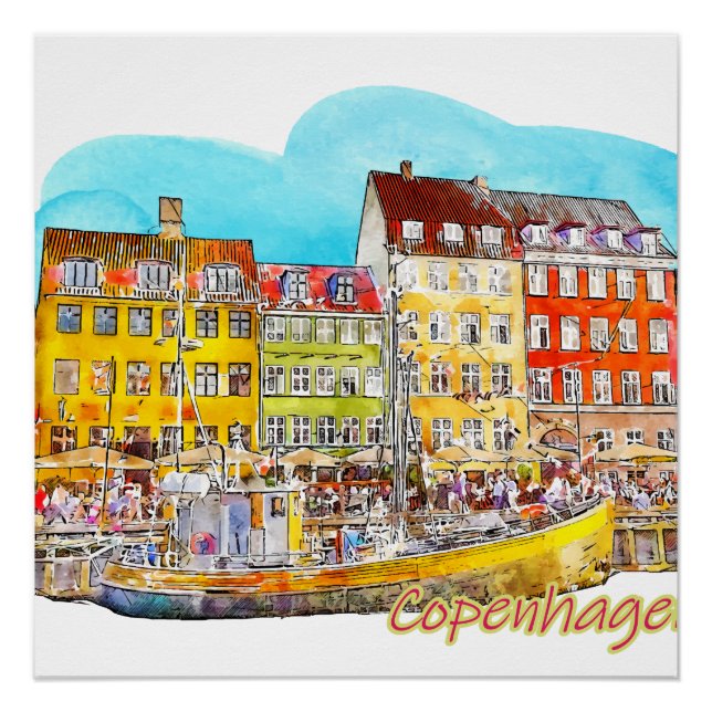 Pôster A view of Copenhagen (Frente)