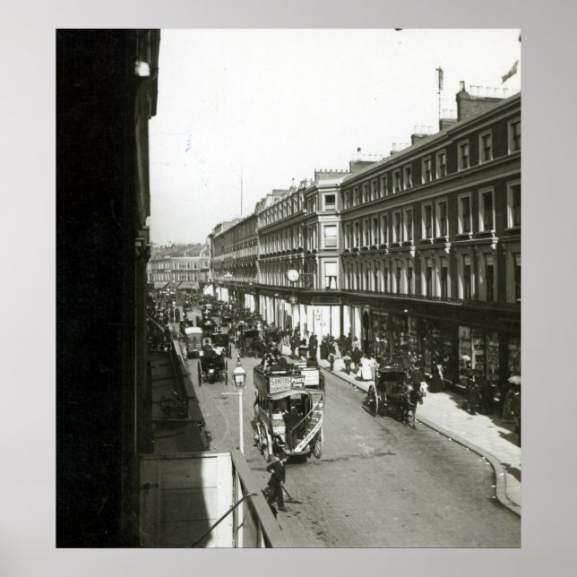 Pôster A View of Westbourne Grove, Londres (Frente)