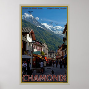 Pôster A vila de Chamonix