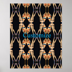 Poster A Vintage Acrobatic Pinups Thunder_Cove