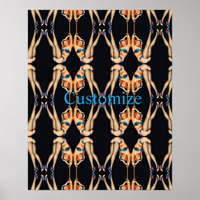 Poster A Vintage Acrobatic Pinups Thunder_Cove (Frente)