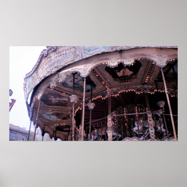 Pôster A Vintage Carousel (Frente)