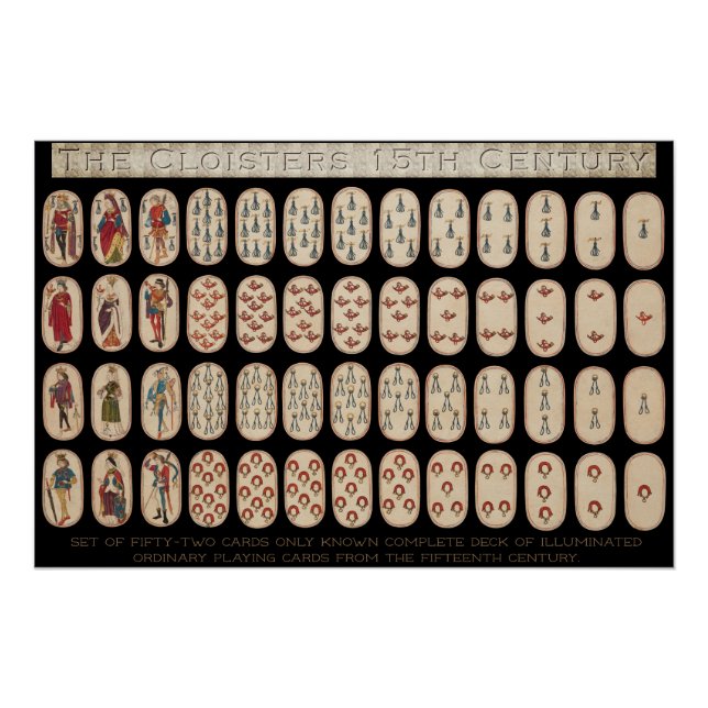 Pôster A Vintagem do 15 Século dos Cloisters (Frente)