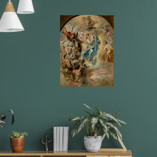 Poster A Virgem como Mulher do Apocalipse Rubens