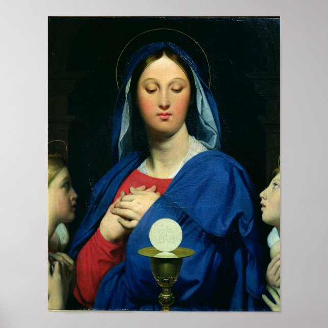 Pôster A Virgem do Anfitrião, 1866 (Frente)
