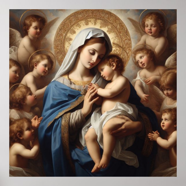 Poster A Virgem Maria (Frente)