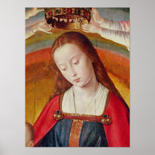 Pôster A Virgem Maria com sua coroa