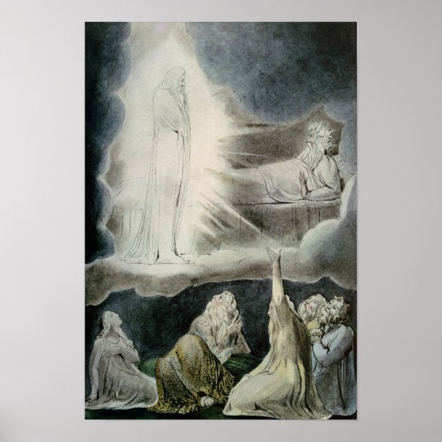 Pôster A Visão de Eliphaz, 1825 (Frente)