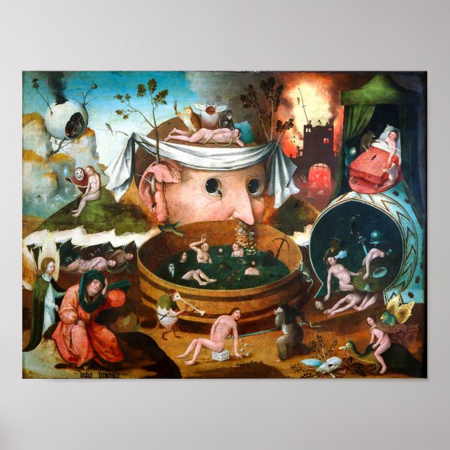Poster A visão de Tondal | Hieronymus Bosch | (Frente)