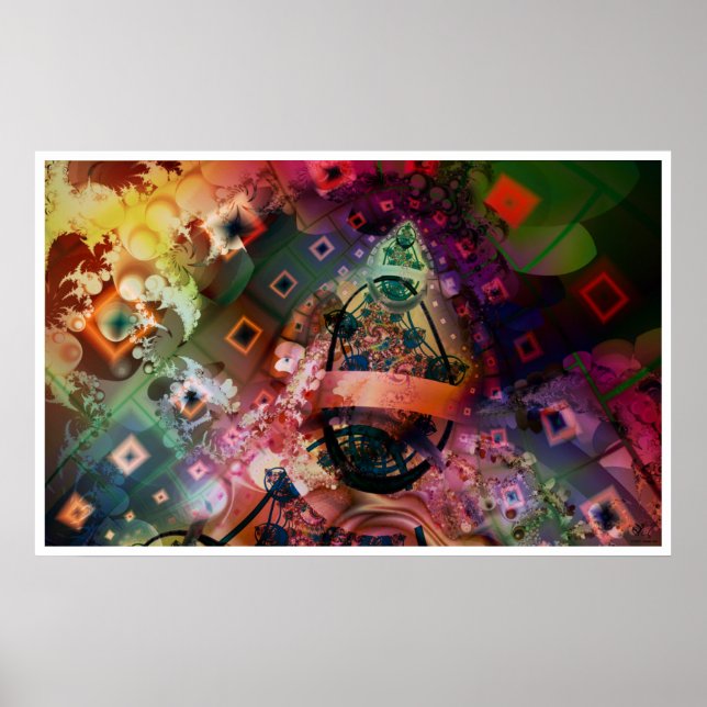 Pôster A visão do homem louco (Frente)