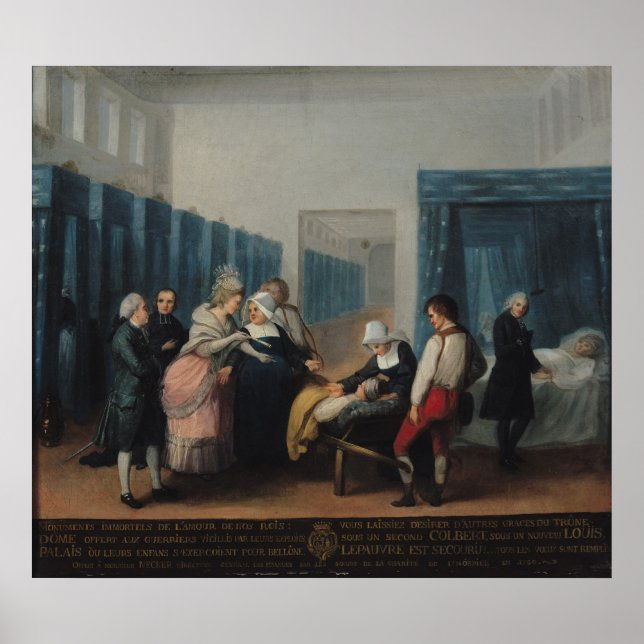 Pôster A visita de Monsieur e Madame Necker (Frente)