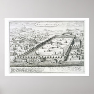 Poster A vista da Meca, 'do einer de Entwurf historischen