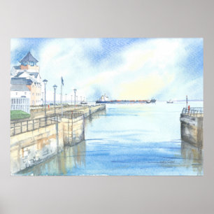 Poster A vista do porto de Portishead