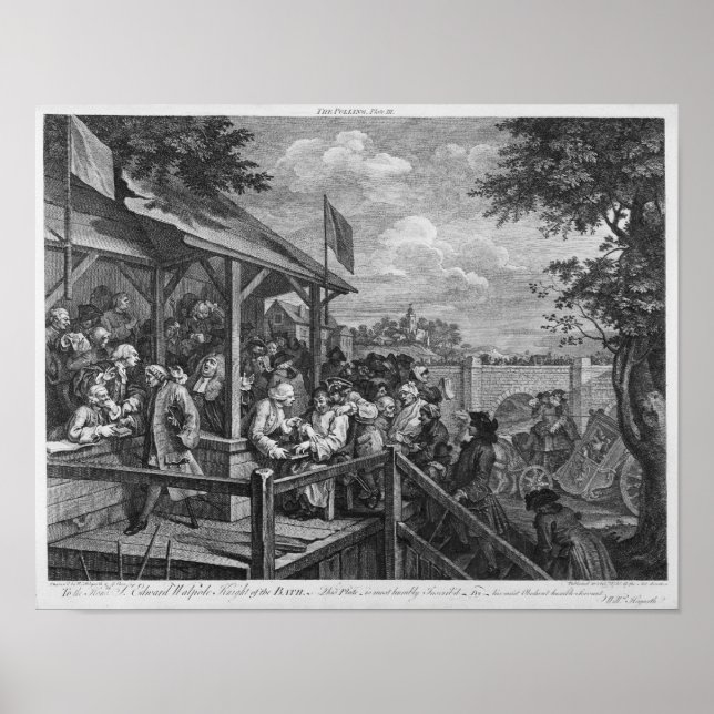 Poster A votação, 1758 (Frente)