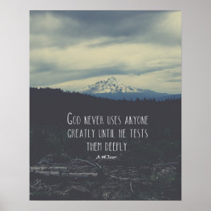 Pôster A.W. Citações de Tozer