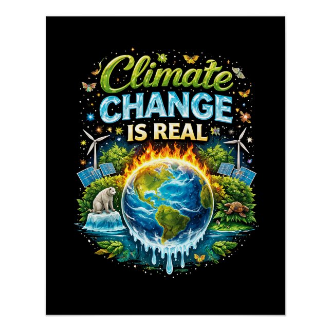 Pôster A Warming World (Frente)