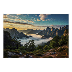 Pôster A Web Sobre Montanhas