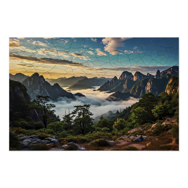 Pôster A Web Sobre Montanhas (Frente)