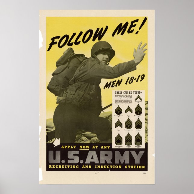 Poster A WWII Me Siga! (Frente)