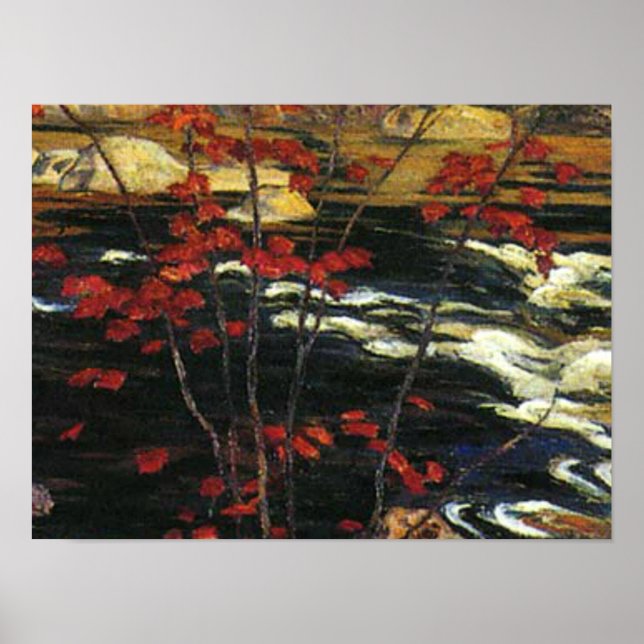 Poster A. Y. Jackson - Maple Vermelho (Frente)