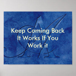 Poster AA. Continue Voltando Se Funcionar