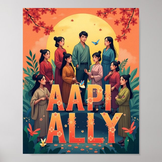 POSTER AAPI ALLY (Frente)